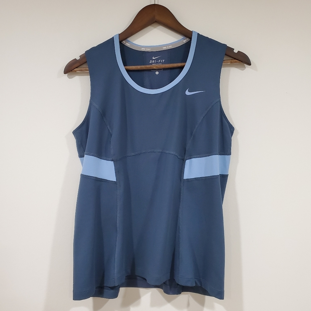 Nike Tennis Dri-fit Sleeveless Athletic Top Women's Size L